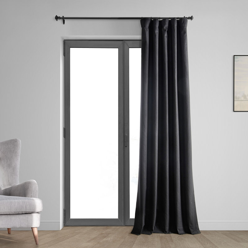 Rideaux occultant pour chambre à coucher à rideaux occultant et isolant Boditr, 50 po x 96 po, Blanc cassé Starlight