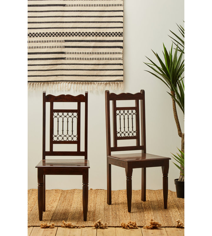 Side Chair in Brown
