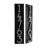 Floating Stand-Off 5-Number Vertical Sign, Black /W/ Silver Modern Font Numbers-105269953