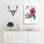 Pink Hibiscus Flowers - Wrapped Canvas-55325426
