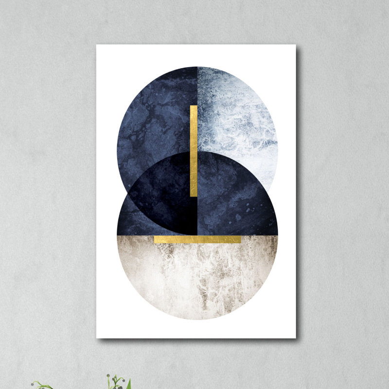 «Dark Navy», impression sur toile tendue, H 36 po x l 24 po x P 1,5 po