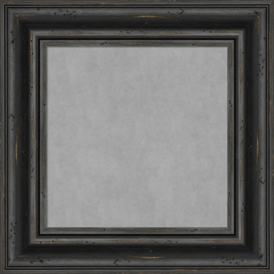 Tableau magnétique encadré noir rustique