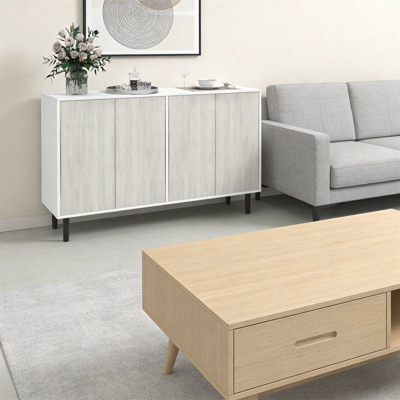 121cm Sideboard, White