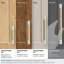 Poignée d'armoire Esquire 8 po (203 mm) nickel poli / champagne doré-105703157-48569963
