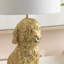 Resin Doodle Dog Table Lamp With Linen Shade-265692645