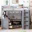 Lit mezzanine avec tiroirs, bureau et garde-robe-80112713-80112718