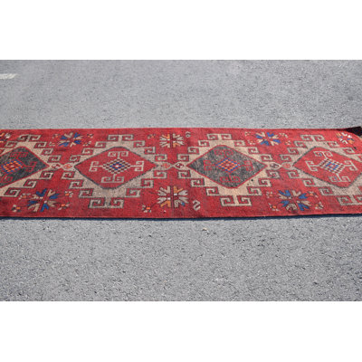 Vintage Oriental Turkish Oushak Rug Perfect for Kitchen, Hallway, Stairs, and Runner Spaces