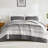 Andency Comforter Set, Lightweight Colorblock Stripes Bedding Comforter Set, Fluffy Down Alternative Bed Set, Mineral Blue, California King-124498869-124764780
