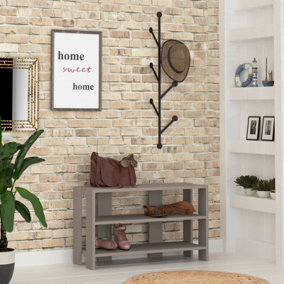Acosta-Carrero Wall 6 - Hook Wall Mounted Coat Rack
