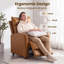 Fauteuil inclinable brun-1322252798