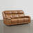 Zachery Genuine Leather Power Reclining Sofa-1480993091-1480993086
