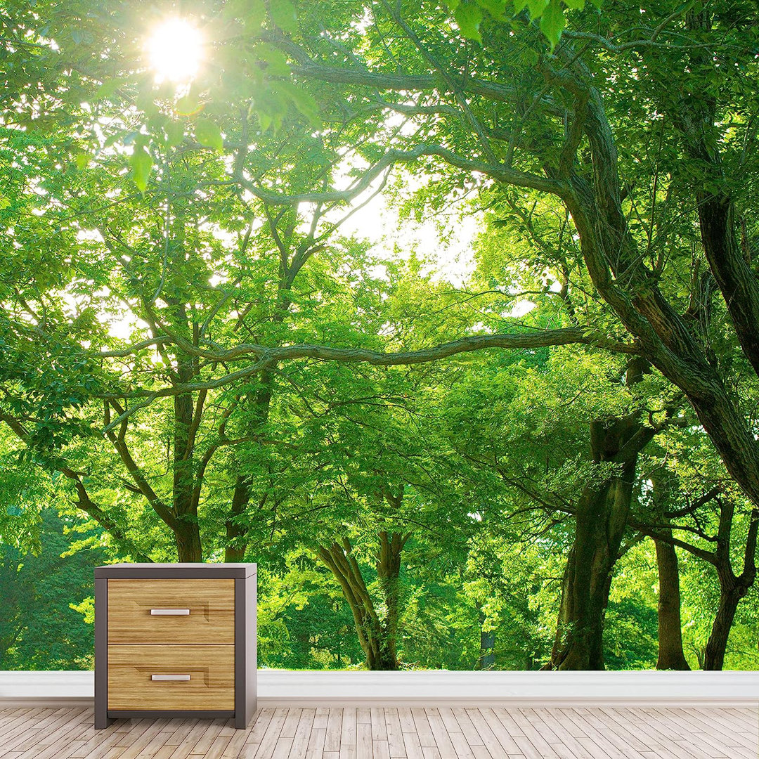 Forest Nature Landscape Peel & Stick Border IDEA4WALL 