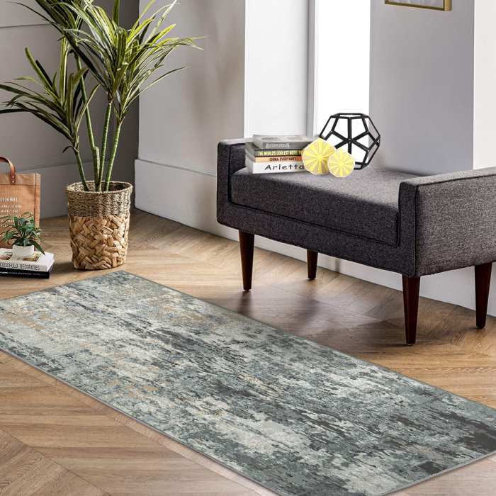 Tapis Markesan avec envers antidérapant, Tapis de couloir 2 pi x 6 pi