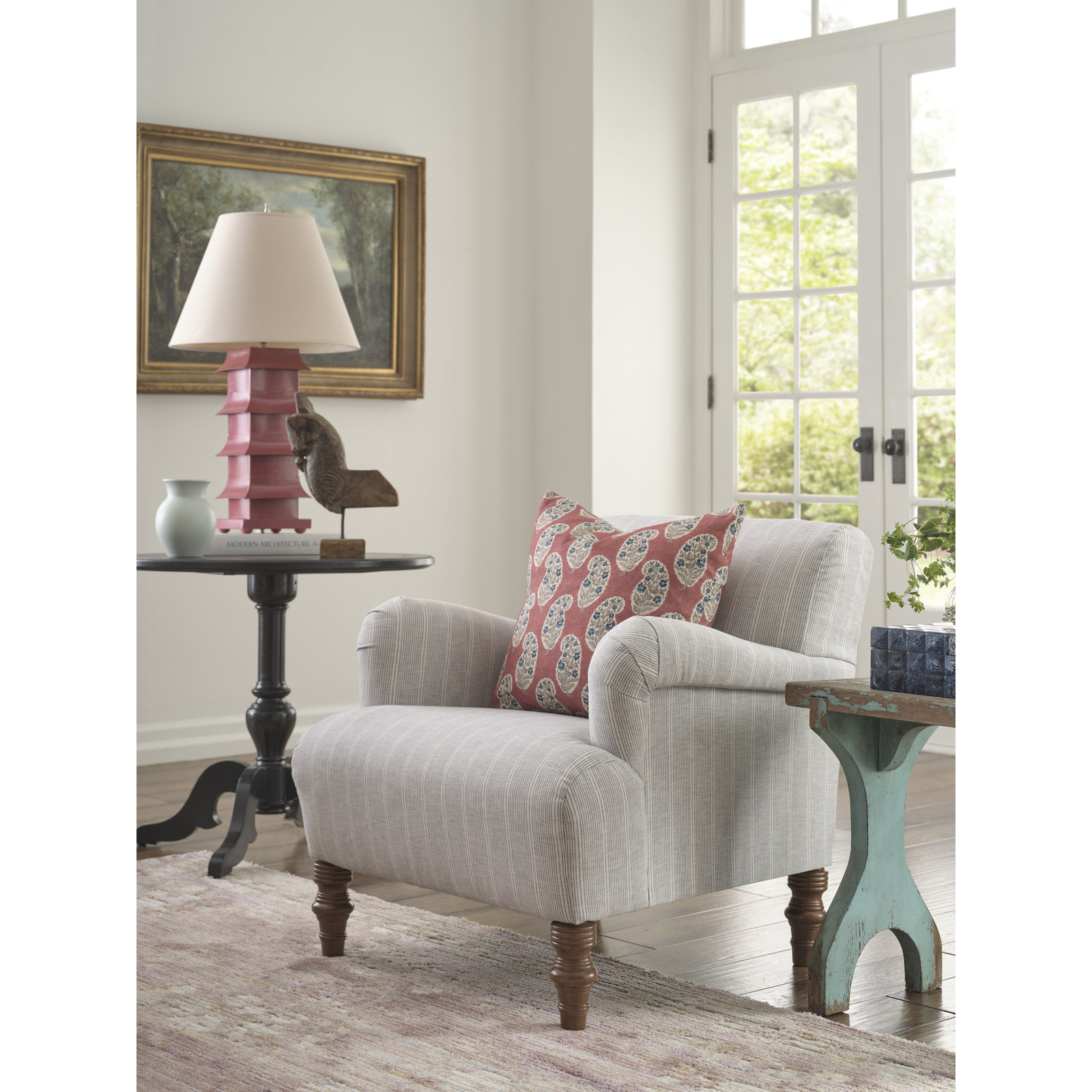 Emerson Accent Chair, Beige