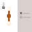 Tarek 22-in Teak Brown Wall/Vanity Light-427324731