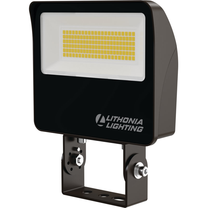 Lithonia Bronze Aluminum LED Floodlight with Adjustable Mount