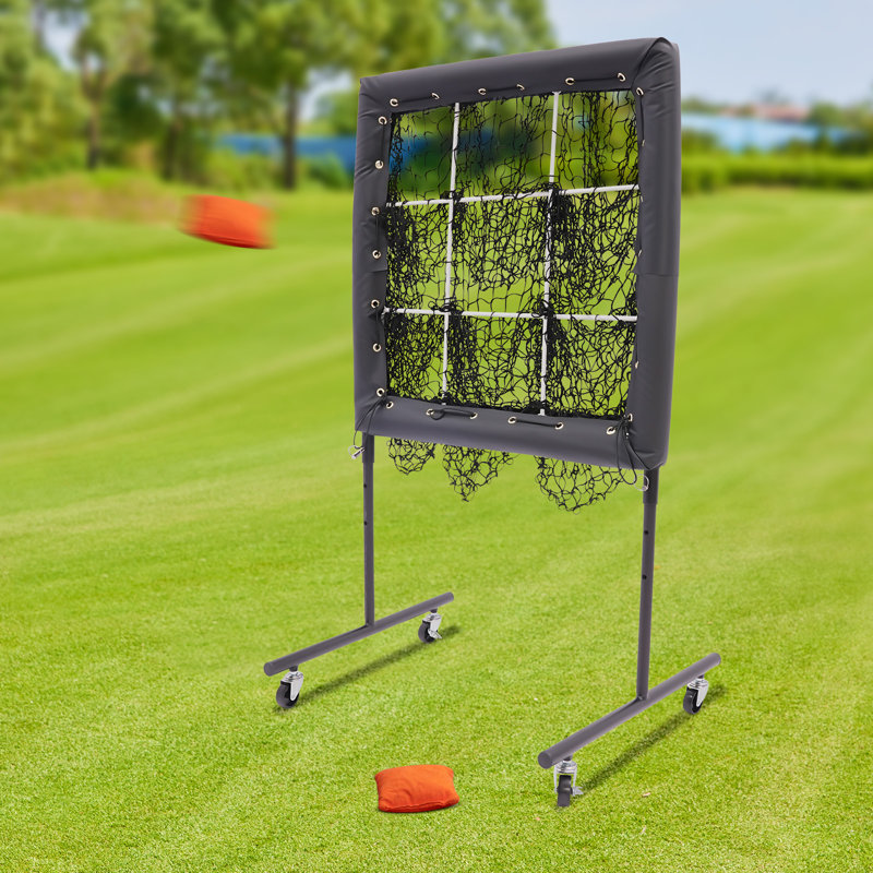 Black Baseball Training Equipment Net For Hitting Pitching Practice