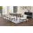 Upholstered Low Back Rubber Wood Bobbin Legs Dining Chair-117494946-117494948-117494947