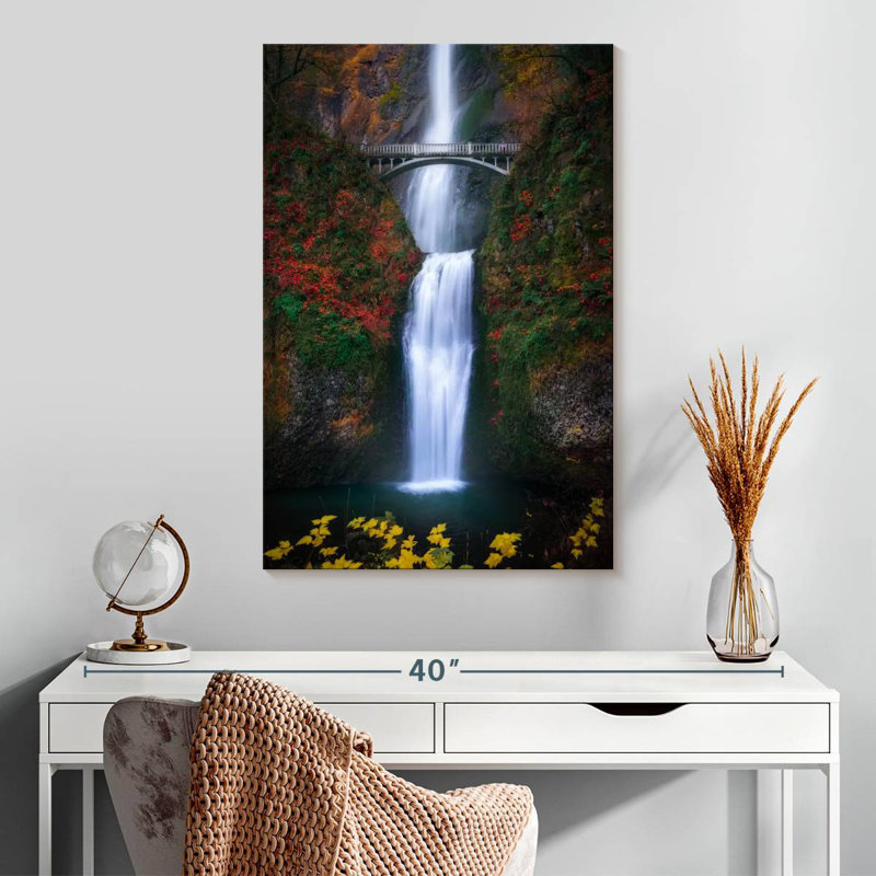 Alvord Multnomah Falls en automne, H 30 po x l 20 po
