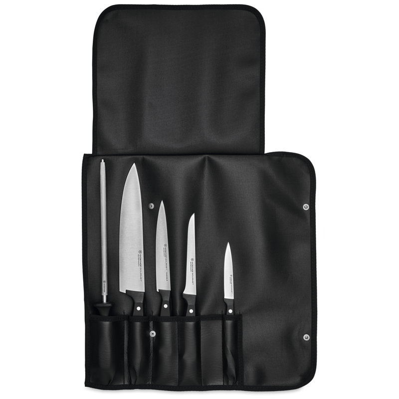Ensemble de démarrage pour chef avec rouleau à couteaux WÜSTHOF Gourmet 6 pièces