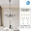 Lustre classique / traditionnel à 6 lumières de style bougie avec détails en cristal Cicley-56437260