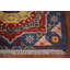 Tapis de couloir oriental bleu Kazak