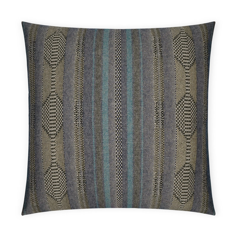 Hours Pillow Cover & Insert, Navy, Square 24"