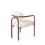 Chaises de salle à manger rembourrées en métal Trammell-123628815-123628814