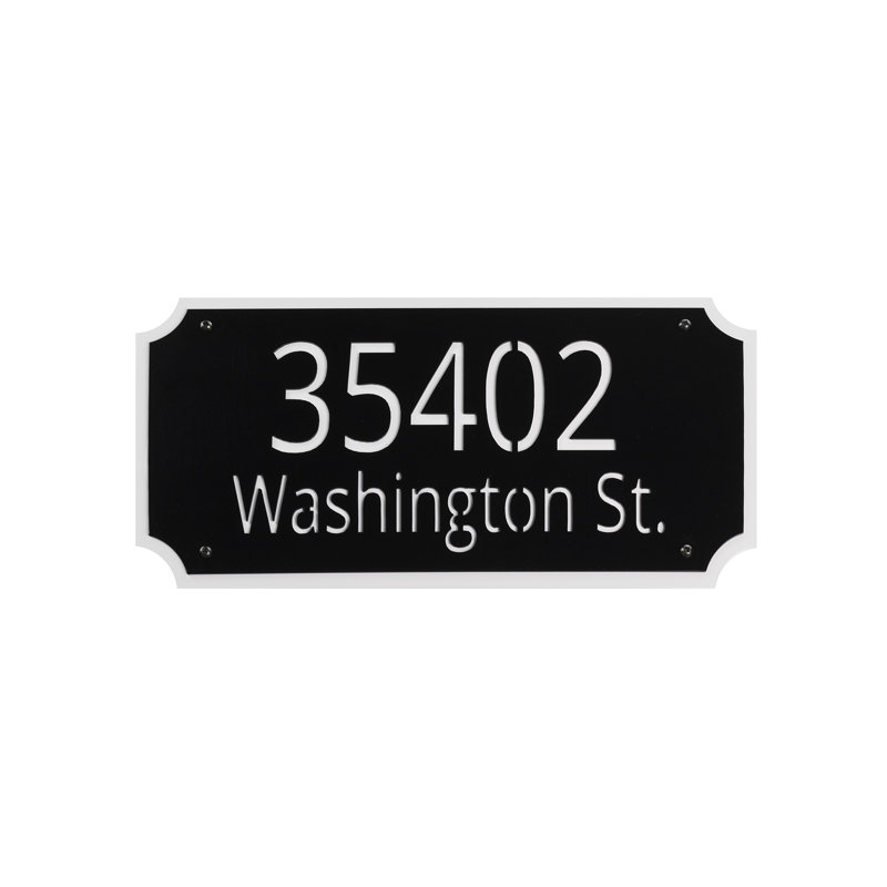 Princeton Flush Mount Two Line Wall Mount, Black/White
