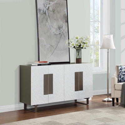 Ruthwell Metallic Four Door Credenza