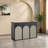 Small Writing Desk or Front Desk with Lockable Drawer, No Assembly Required, Sturdy and Durable-112123673