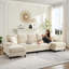 Canapé modulaire en U avec chaises doubles Ebern Designs-2110629930