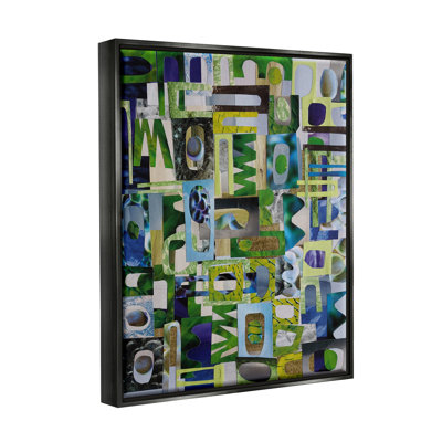 Golders - forme abstraite verte - peinture