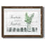 «Eucalyptus Home Sweet Home», reproduction encadrée rustique avec tableau mat-1468025511-1468025510