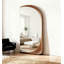 Miroir pleine longueur haute définition en bois de style médiéval-129936749