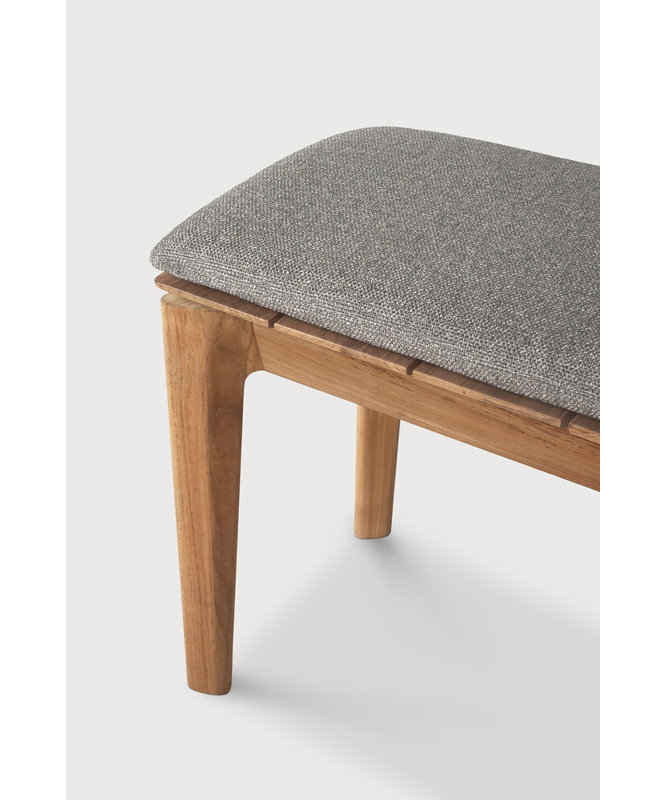 Bok Outdoor Teak Dining Bench, Mocha
