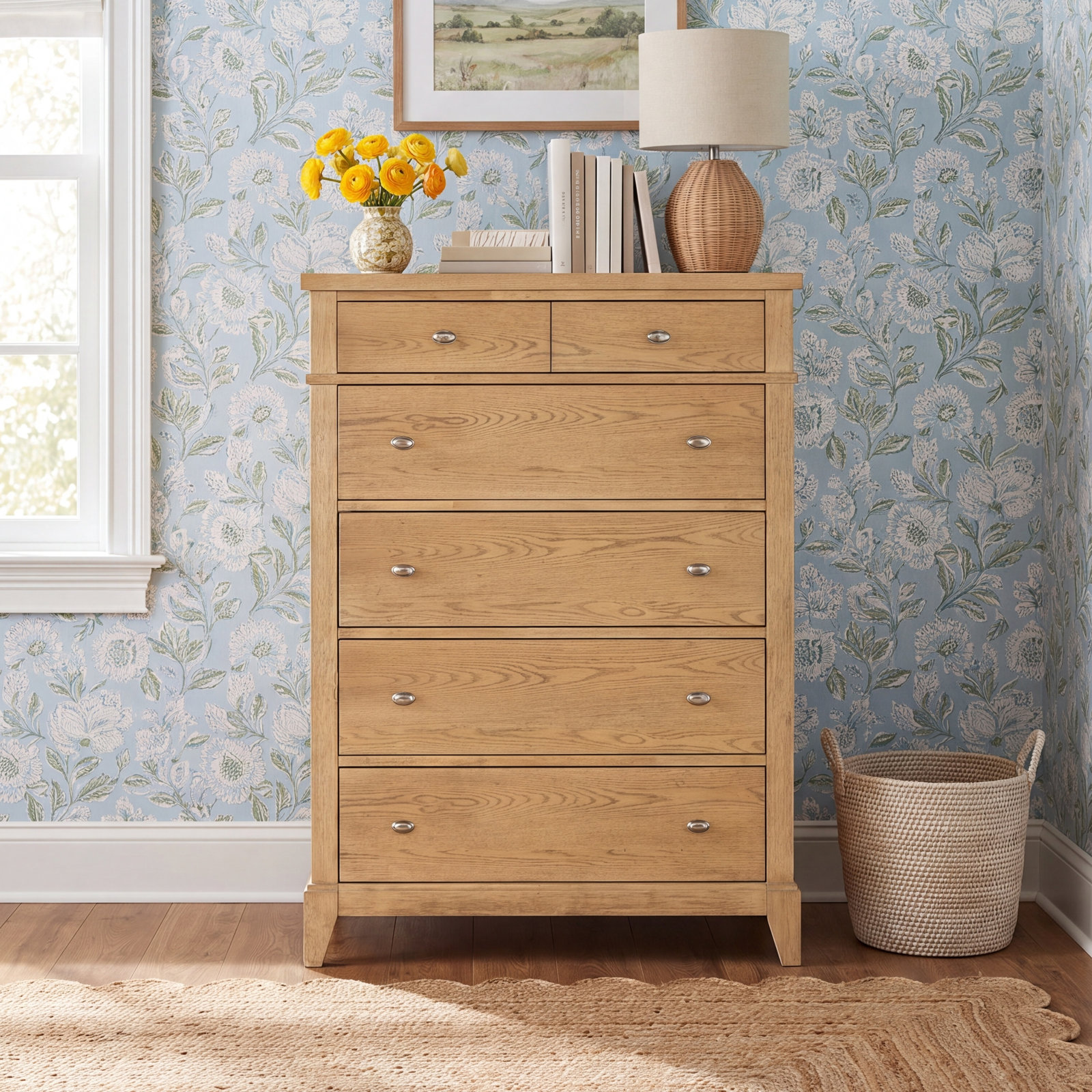 Today's Traditions 5-Drawer Chest, Tan