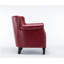 Fauteuil club rouge Hadley