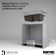 Karran Undermount Quartz Composite 32'' X 21'' 60/40 Double Bowl Kitchen Sink