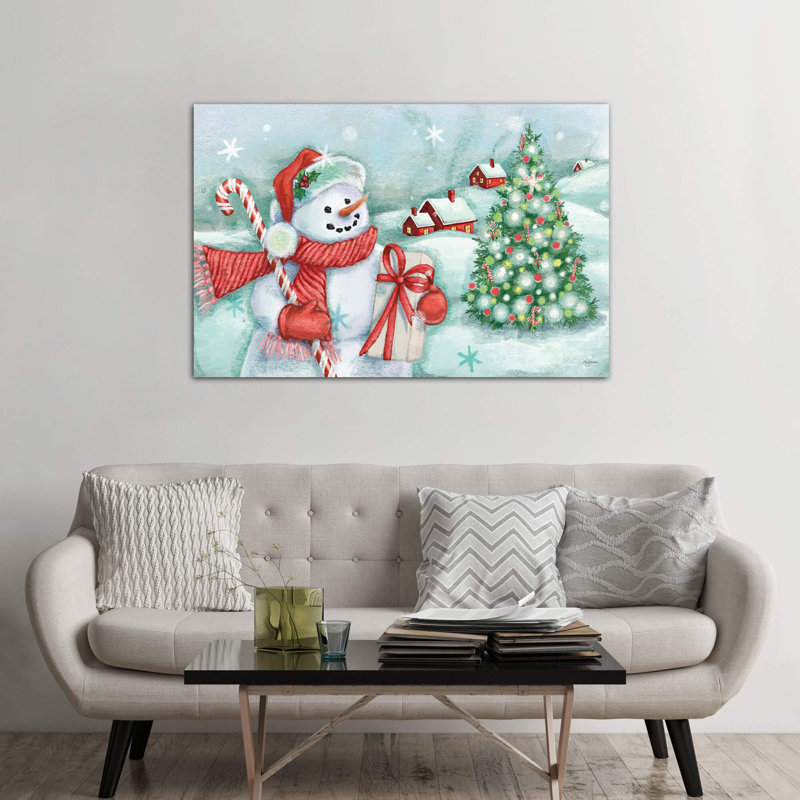 Classic Snowmen I by Mary Urban - Wrapped Canvas Print, 66.04 cm H x 45.72 cm W x 3.175 cm D