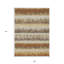 Tapis beige rayé beige 9 pi x 12 pi intérieur / extérieur lavable
