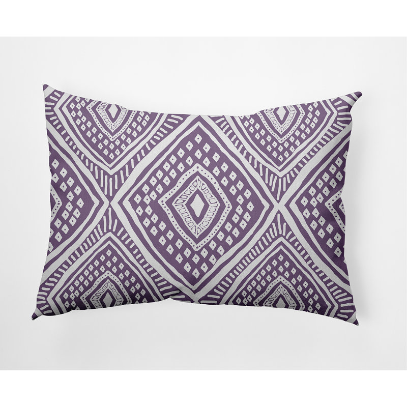  Housse et insert de coussin rectangulaire extérieur L'il Diamond Jill, Violet