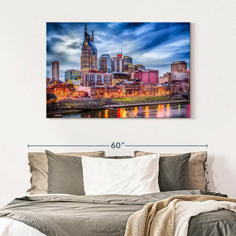 Horizon vif de Nashville, H 32 po x l 48 po x P 1,25 po