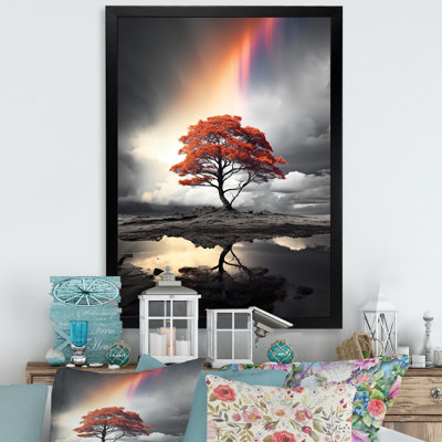 Orange Tree Rainbow Ethereal Radiance - Imprimé