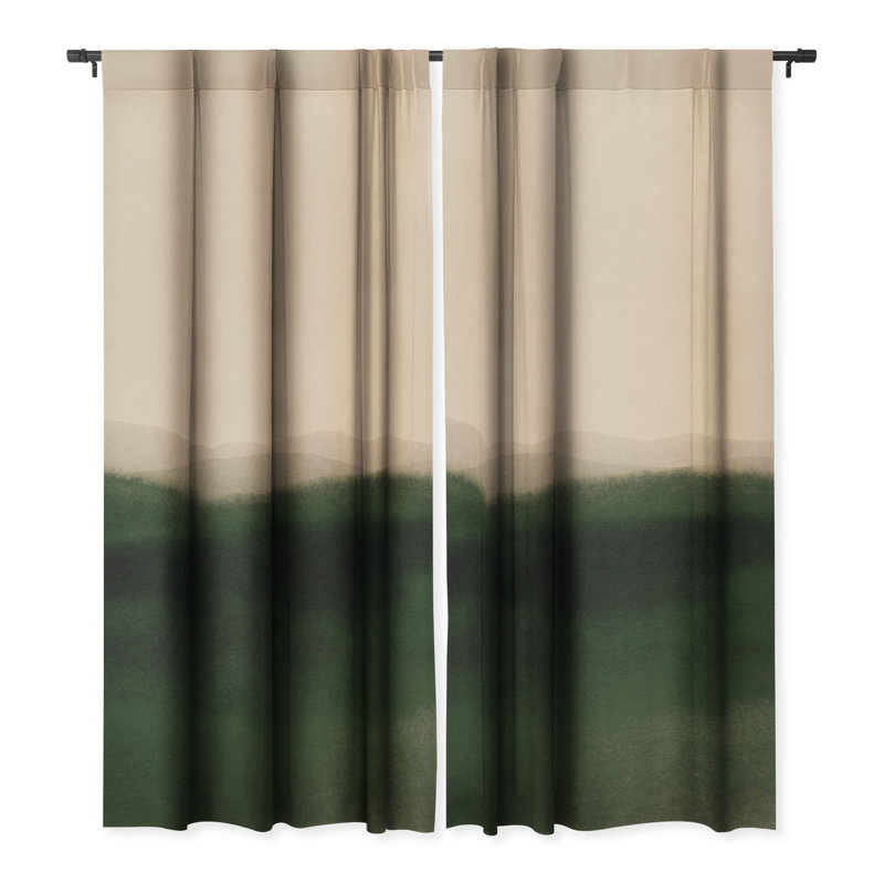 Rideau occultant en polyester Yashas, L 50 po x L 96 po
