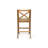 Zaryiah Acacia Outdoor Stool with Cushion-1998255652