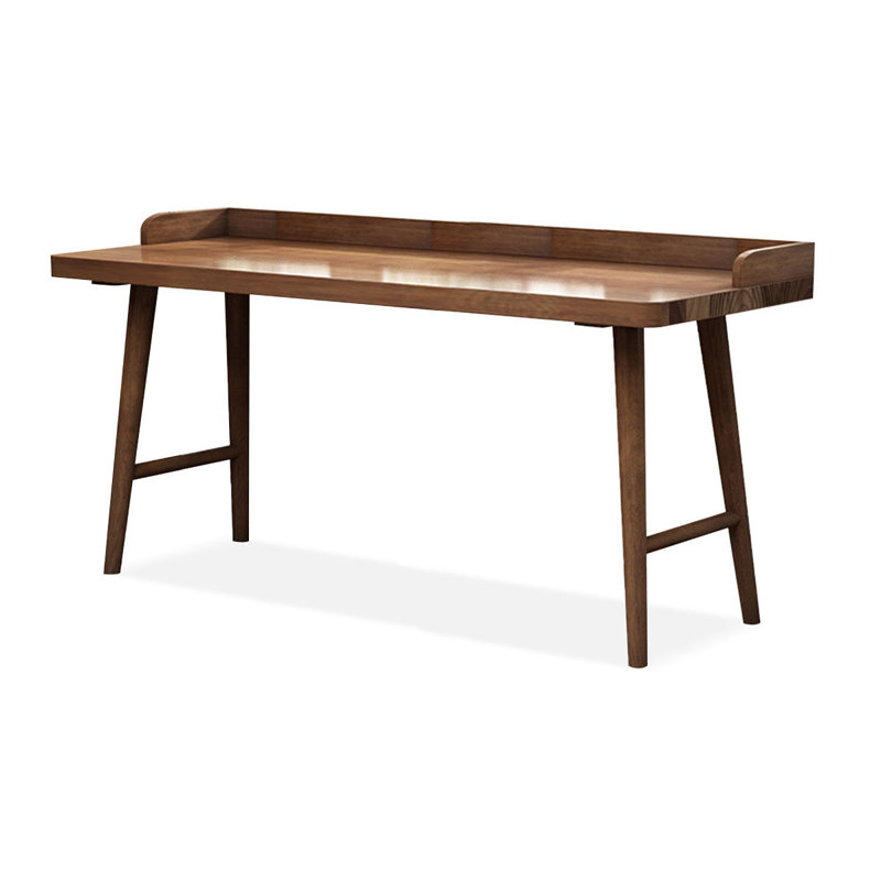 Walnut Rectangular Solid Wood desk, 29.53" H x 70.87" W x 23.62" D