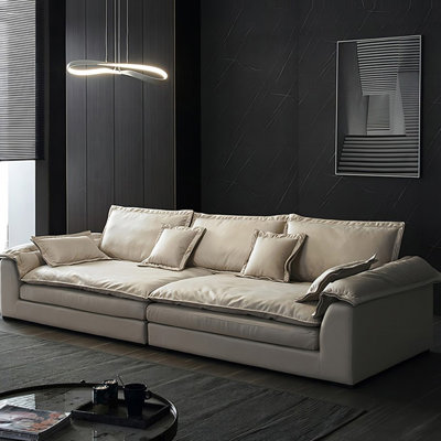 Canapé modulaire 100% polyester kaki