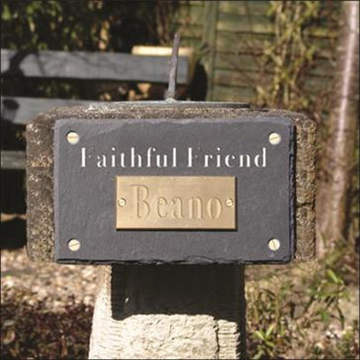 Chlodochar Metal Memorial Plaque