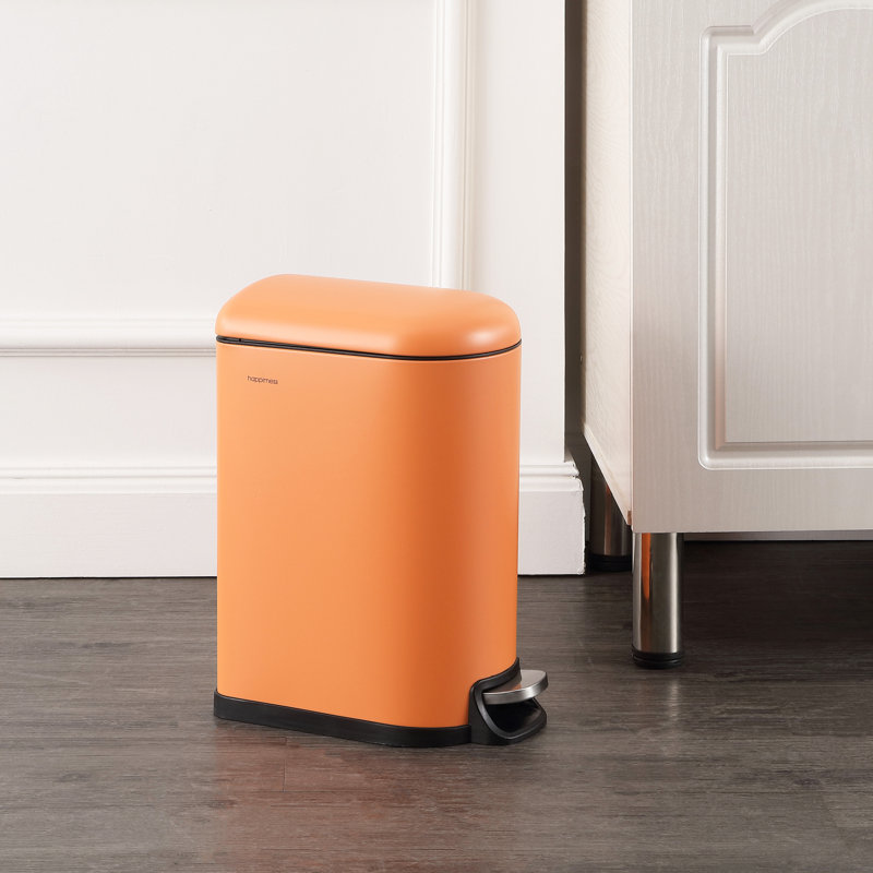 Poubelle à pédale en acier Roland, Gâteau aux carottes, 2,64 gallons